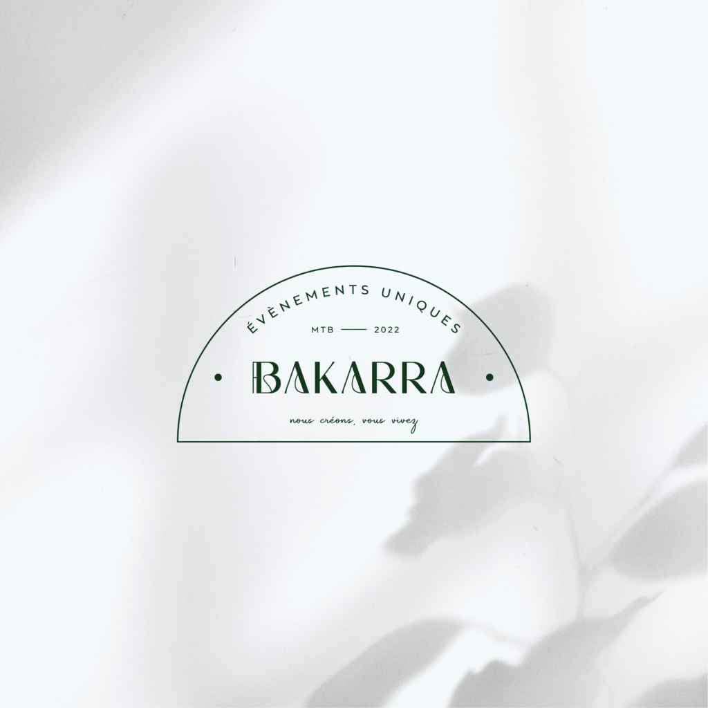 Création graphique d'une identité visuelle pour Bakarra by Aurava