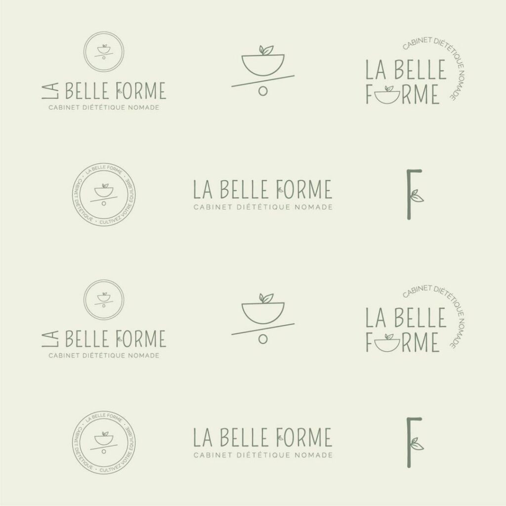 Identité visuelle • La Belle Forme by Agence Aurava à Montauban
