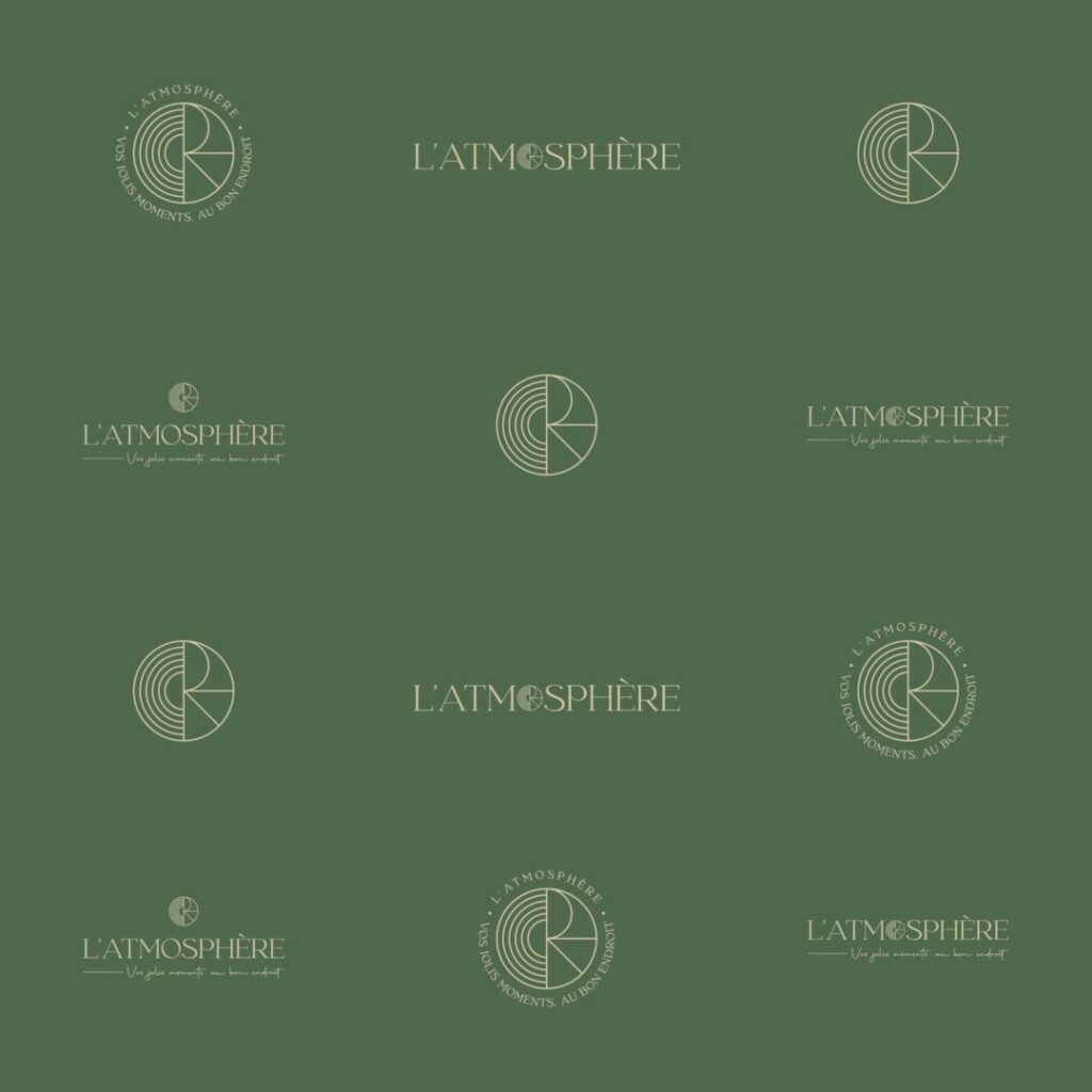 Identité visuelle • L'Atmosphère by Agence Aurava à Montauban