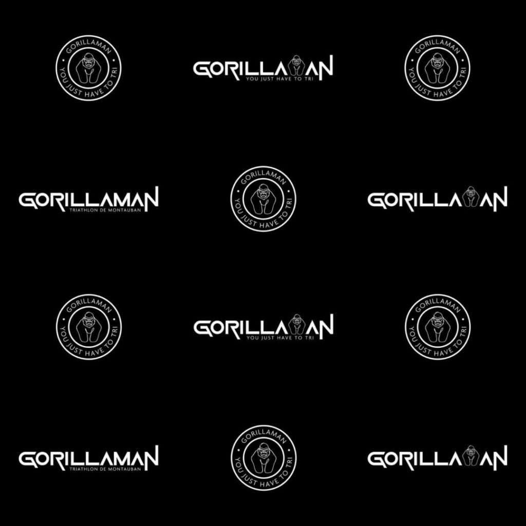 Identité visuelle • Gorillaman Triathlon by Agence Aurava à Montauban