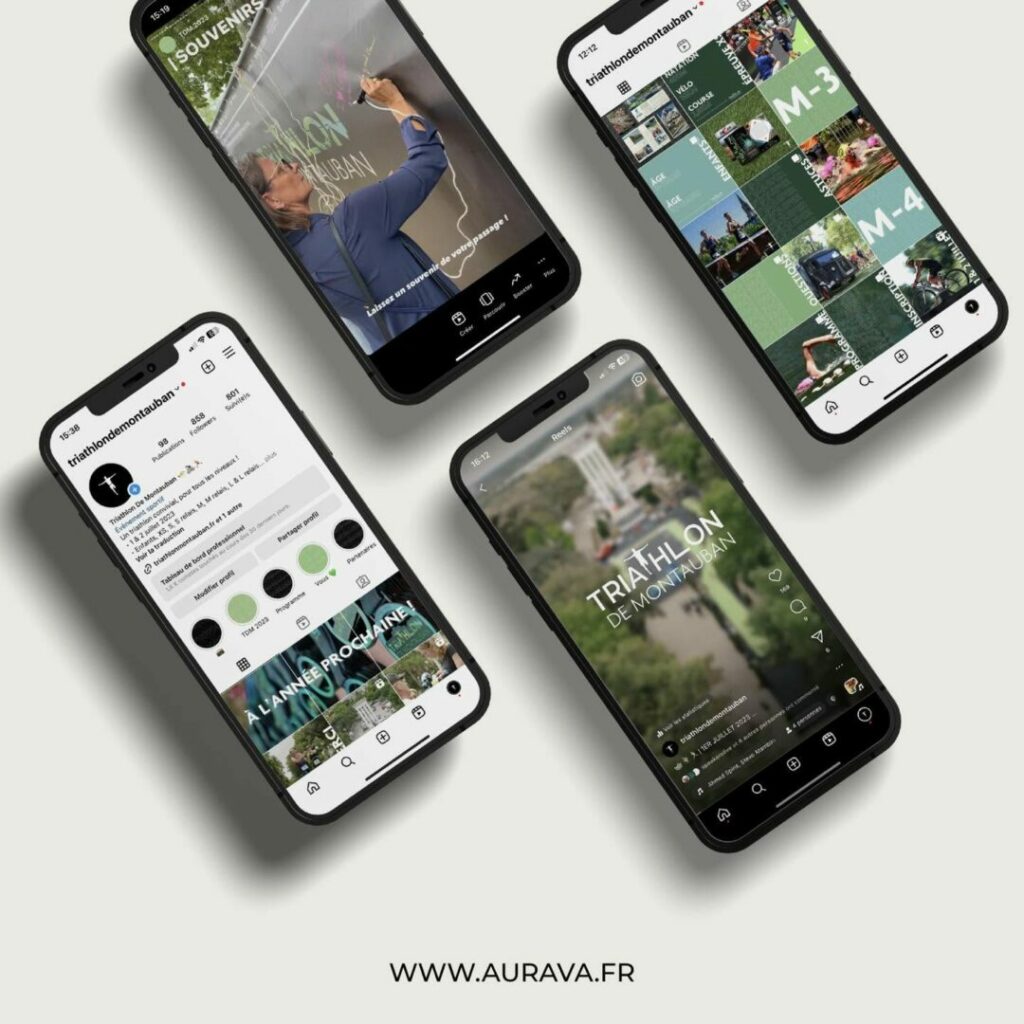 Communication web • Triathlon de Montauban by Agence Aurava à Montauban