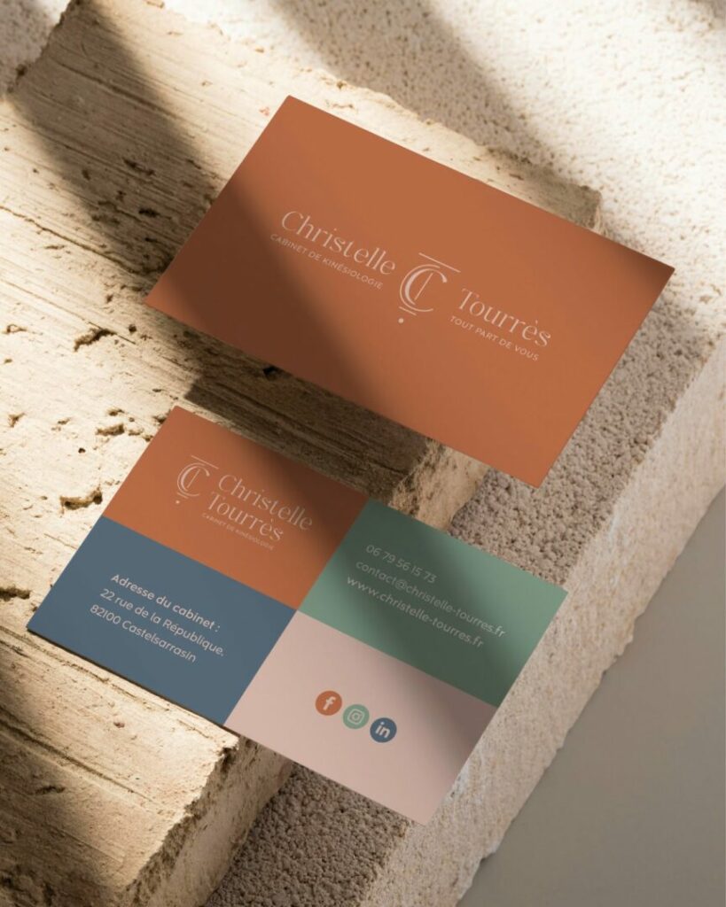 Communication print • Christelle TOURRÈS by Agence Aurava à Montauban