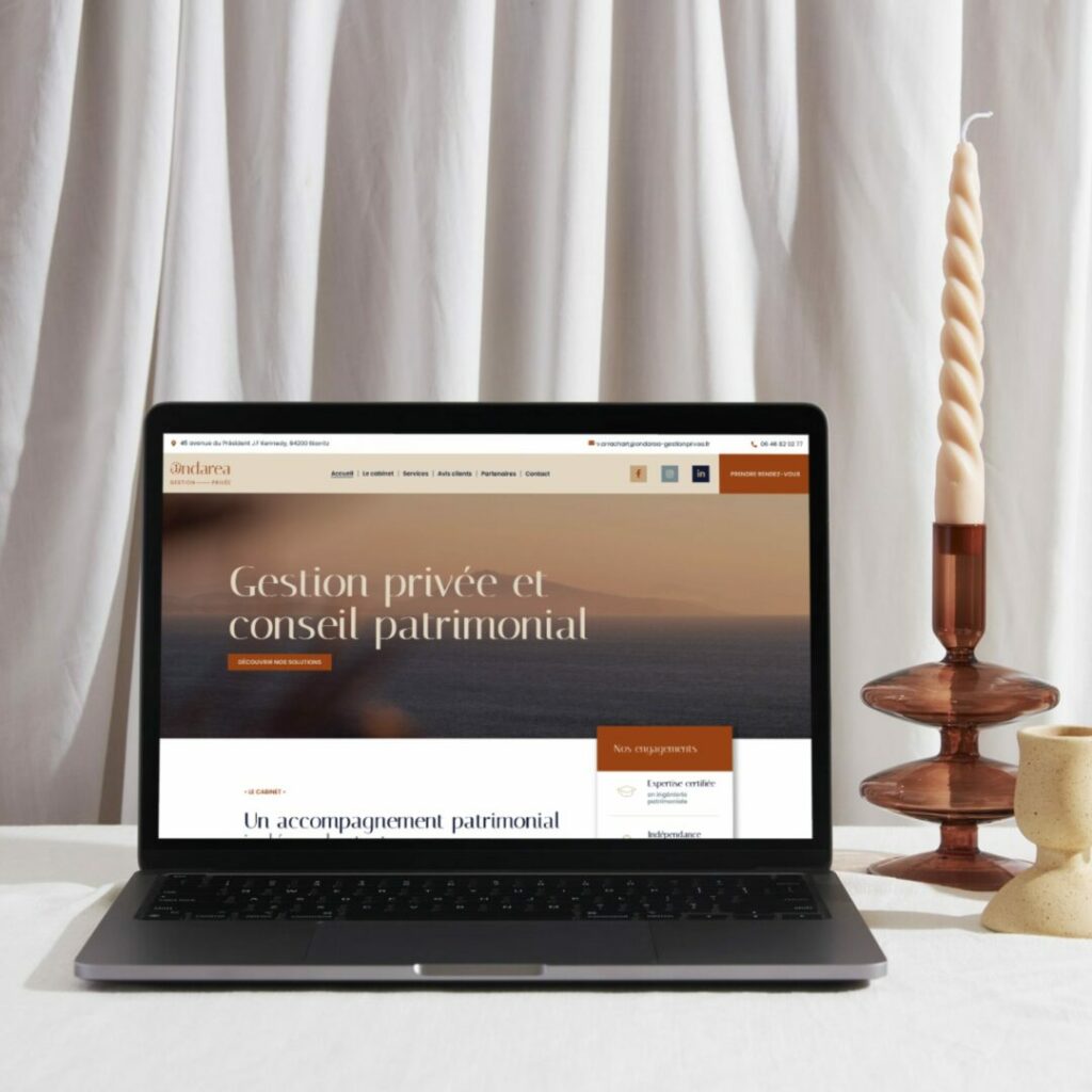 Site internet • Ondarea Gestion Privée by Agence Aurava à Montauban