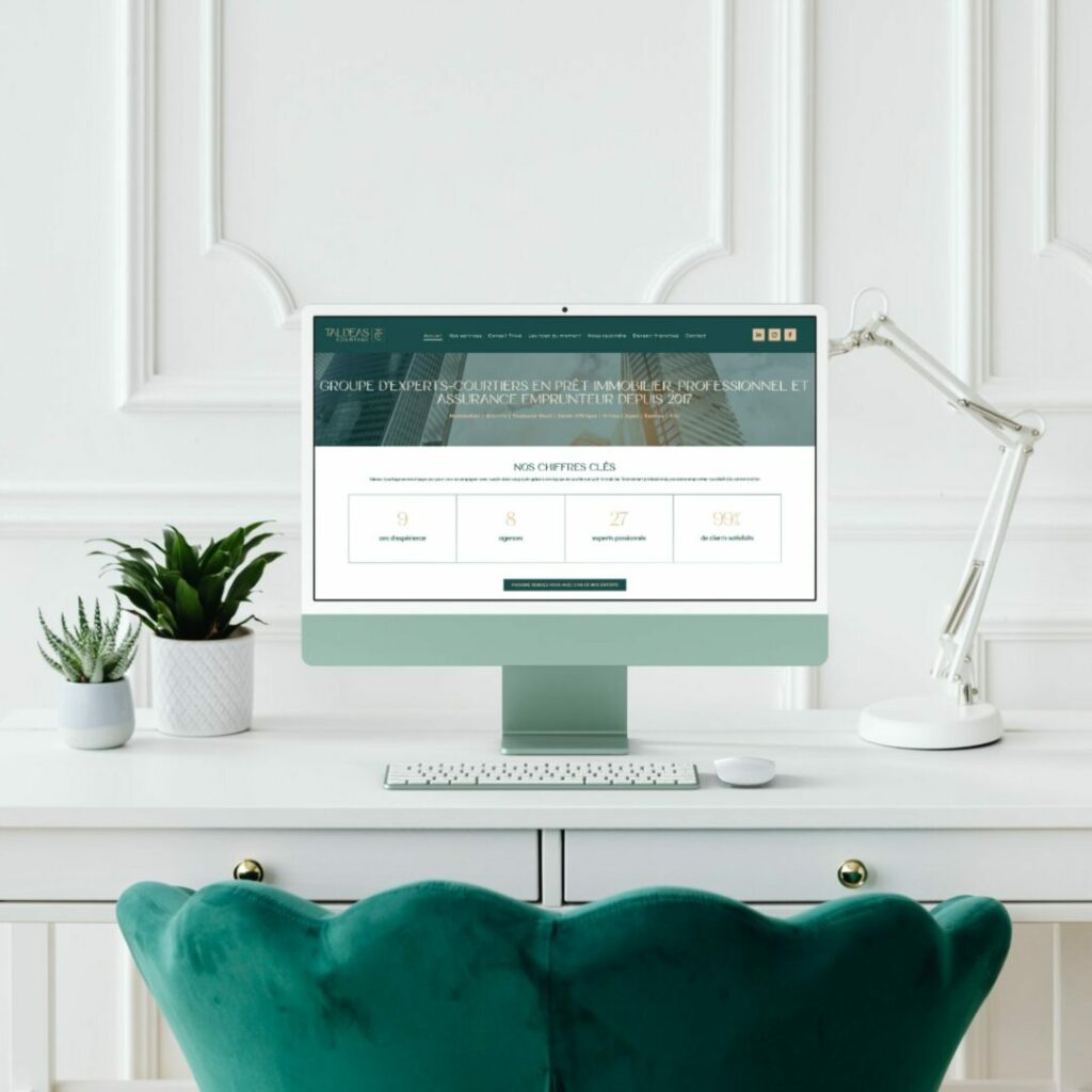 Site internet • Taldeas Courtage by Agence Aurava à Montauban